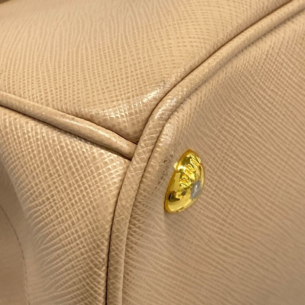 Prada Galleria Handbag Beige Gold - Picture 6 of 15